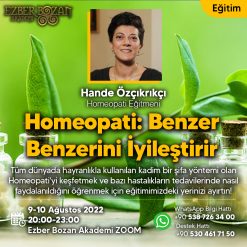 Homeopati: Benzer Benzerini İyileştirir