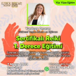 Sertifikalı Reiki 1. Derece Eğitimi