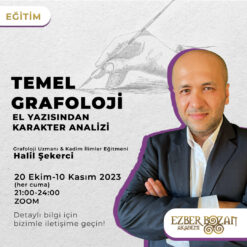 Temel Grafoloji / El Yazısından Karakter Analizi