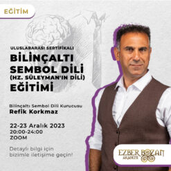 Uluslararası Sertifikalı Bilinçaltı Sembol Dili (Hz. Süleyman'ın Dili) Eğitimi