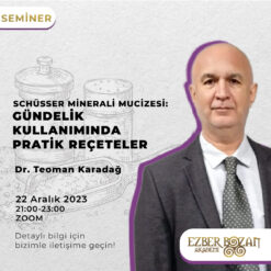 Schüsser Minerali Mucizesi: Gündelik Kullanımında Pratik Reçeteler