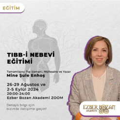 Tıbb-i Nebevi Eğitimi