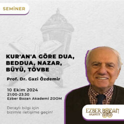 Kur'an'a Göre Dua, Beddua, Nazar, Büyü, Tövbe