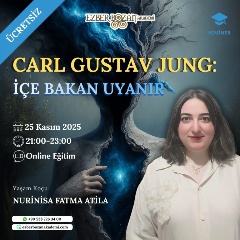 Eba1164 Carl Gustav Jung Ice Bakan Uyanir Nurinisafatmaatilaweb Ezber Bozan Akademi